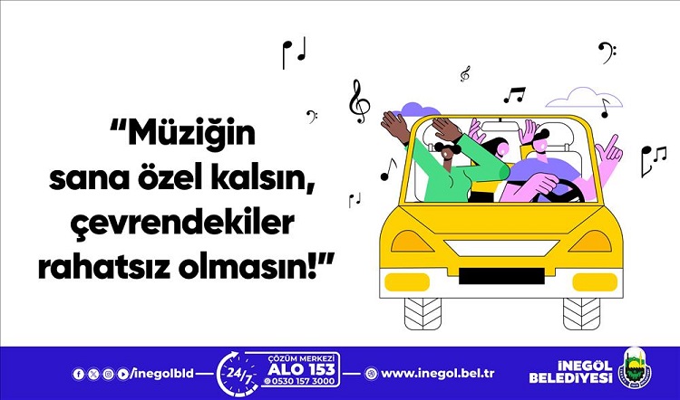 İnegöl’de yüksek sesli müziğe ceza