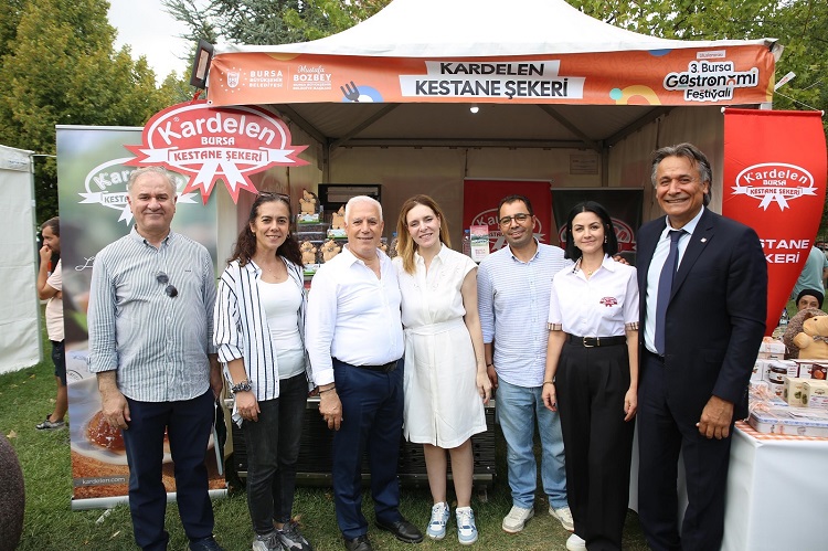 Bursa Gastronomi Festivali’nin yıldızı Kardelen Kestane Şekeriydi