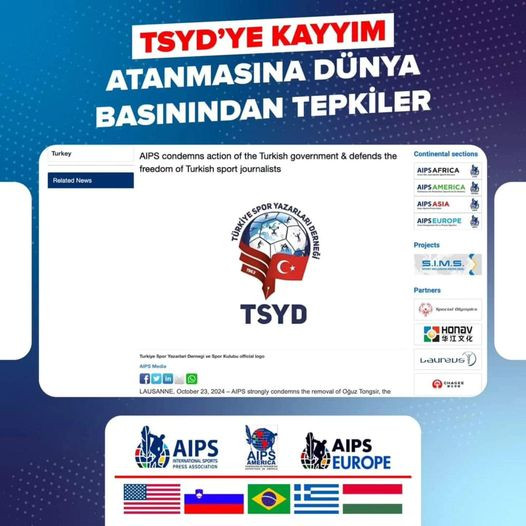 TSYD kayyumu dünyayı ayağa kaldırdı