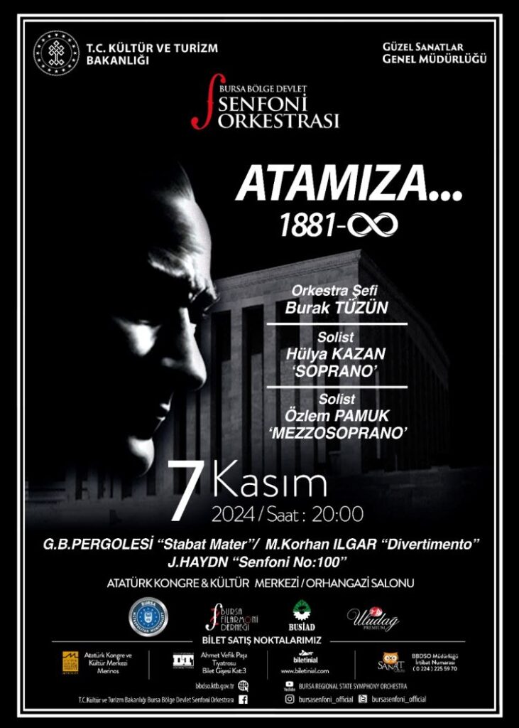 BBDSO Atatürk’ü anma konseri