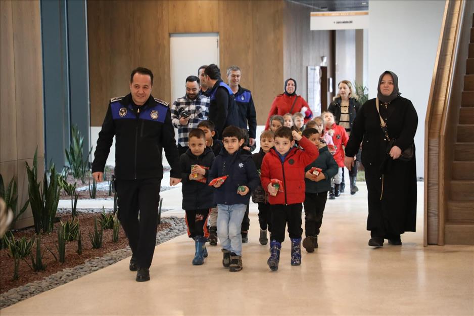 Miniklerden belediyeye ziyaret: İnegöl Belediyesi’nde eğlenceli keşif