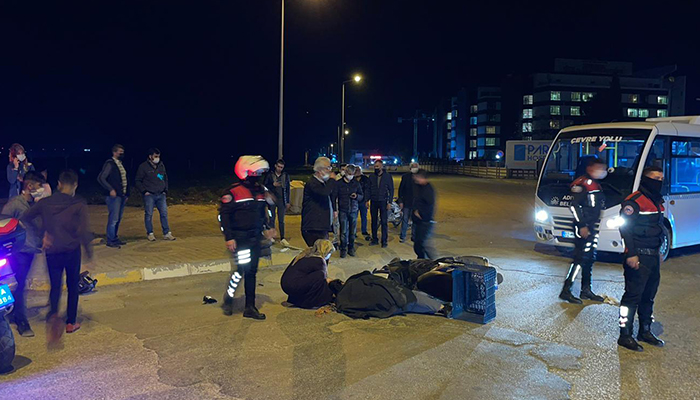 Adıyaman’da motosiklet ile minibüs çarpıştı: 2 yaralı