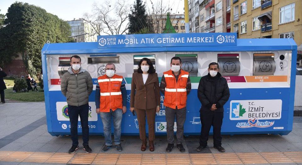 Kocaeli İzmit’ten geri dönüşme 7 bölmeli destek