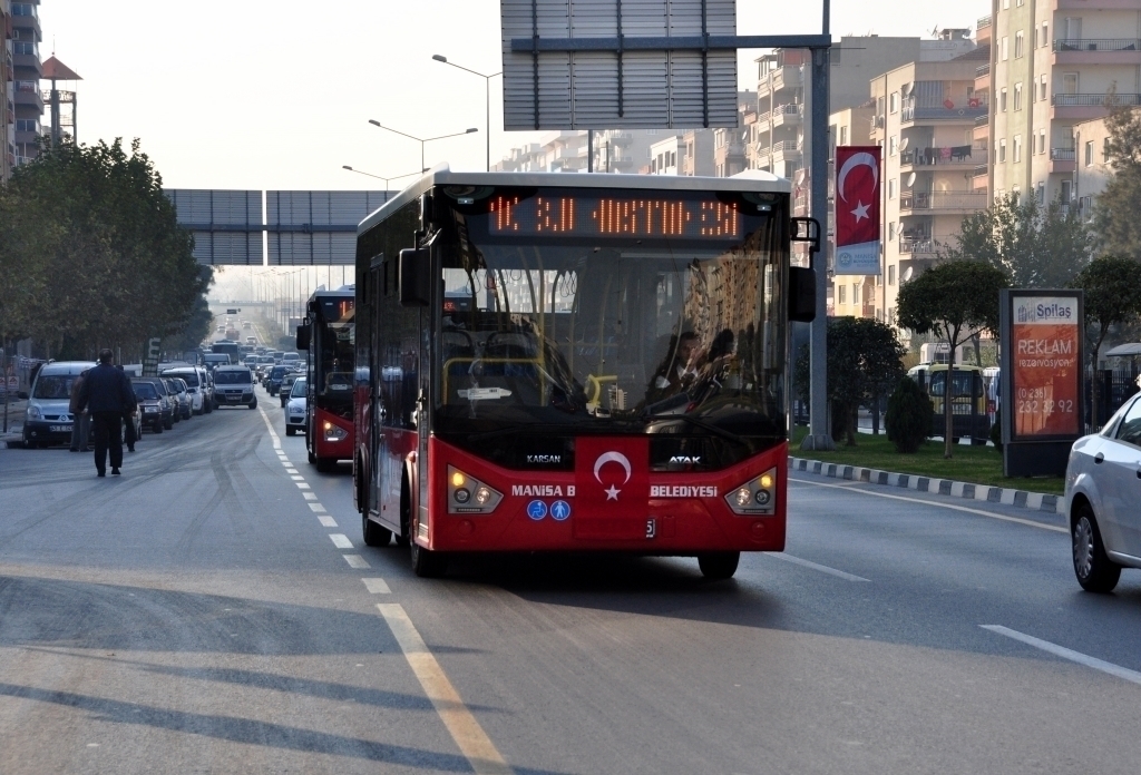 Kısıtlama günlerinde Manisa’da ulaşım hizmette