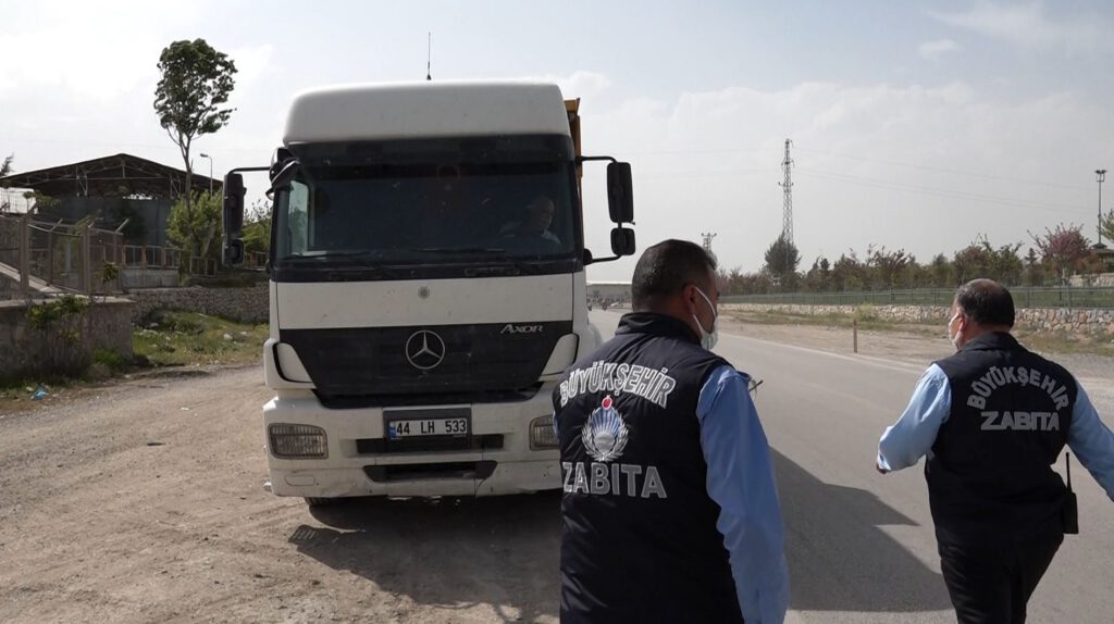 Malatya Zabıtası’ndan hafriyat denetimi