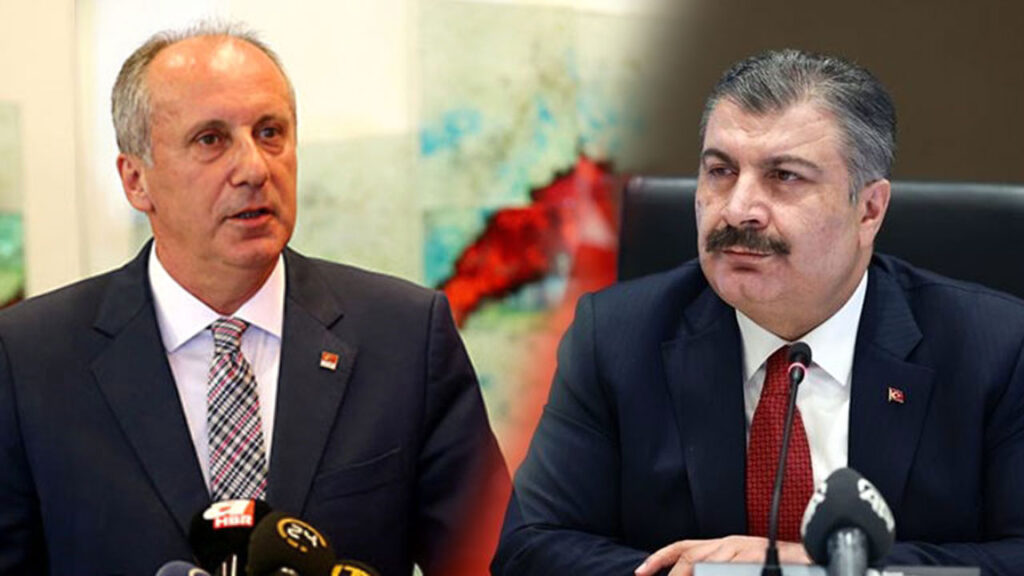 Muharrem İnce’ye, Bakan Koca’dan ‘geçmiş olsun’ telefonu